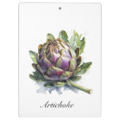 ハーブの生活：アーティチョーク、カスタマイズ可能 クリップボード (裏面)