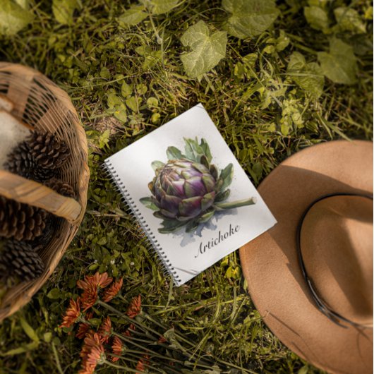ハーブの生活：アーティチョーク、カスタマイズ可能 プランナー手帳