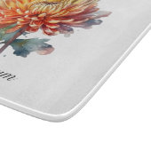 ハーブの生活：菊のカスタマイズ可能 カッティングボード (角)