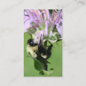 ハーブの花と自然の写真 名刺 (裏面)