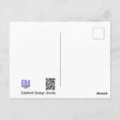 ハーブの花のクローズアップ　回復おめでとう ポストカード (裏面)