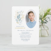 ハーブの花束 写真招待状 招待状 (スタンド正面)