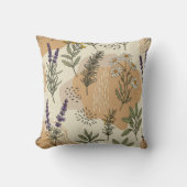 ハーブの花 クッション (正面)