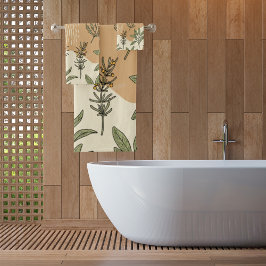 ハーブの花 バスタオルセット