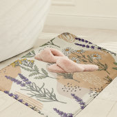 ハーブの花 バスマット