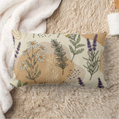 ハーブの花 ランバークッション (ブランケット)