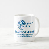 ハーブの草の学校のマグのハート コーヒーマグカップ (正面右)