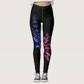 ハーブの草の学校のレギンスのハート レギンス (正面)