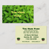 ハーブの農場 名刺 (正面/裏面)