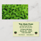 ハーブの農場 名刺 (正面/裏面)