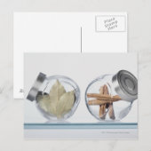 ハーブの閉じ込め二瓶 ポストカード (正面/裏面)