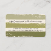 ハーブはバジルタイム料理パーソナルシェフケータリング 名刺 (裏面)