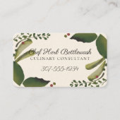 ハーブはバジルタイム料理パーソナルシェフケータリング 名刺 (正面)