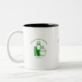 ハーブは喫煙のマグカップのためだけではない ツートーンマグカップ