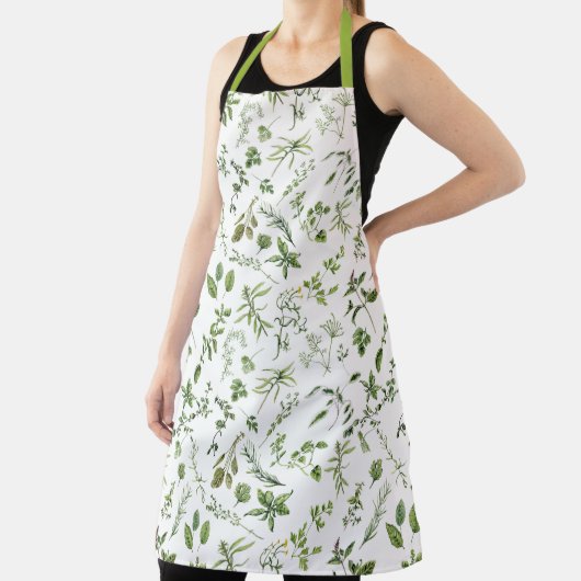 ハーブをテーマにしたエプロン エプロン (インサイチュ)