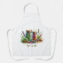 ハーブを使ったエレガンスで人生を盛り上げる エプロン