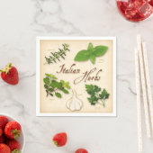 ハーブイタリアンナプキンス スタンダードカクテルナプキン (インサイチュ)