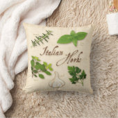 ハーブイタリアン装飾用クッション クッション (ブランケット)