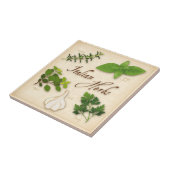 ハーブイタリアン，バジル，オレガノ，パセリ，ニンニク タイル (側面)