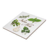 ハーブイタリアン,バジル,オレガノ,パセリ,ニンニクCer タイル (側面)