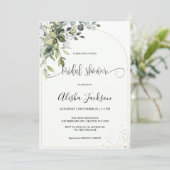 ハーブウォーター色ブライダルシャワー招待 シーズンカード (スタンド正面)