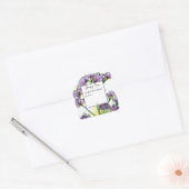 ハーブカノコソウ花眠空白の時間 スクエアシール (封筒)