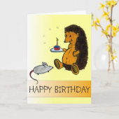 ハーブカード – ハッピーバースデー(汎用) カード (黄色い花)