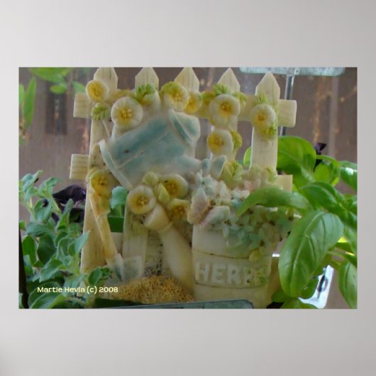 ハーブガーデンサイン ポスター (正面)