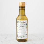 ハーブガーデン手作りエキスLabel Set ワインラベル (正面)