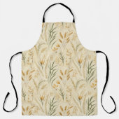 ハーブガーデン素朴オールオーバープリントエプロン エプロン (正面)
