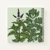 ハーブガーデン ノートブック (裏面)