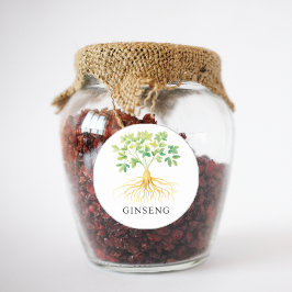 ハーブギンセン水彩 ラウンドシール