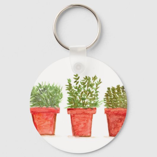 ハーブサイムローズマリーミント キーホルダー (正面)