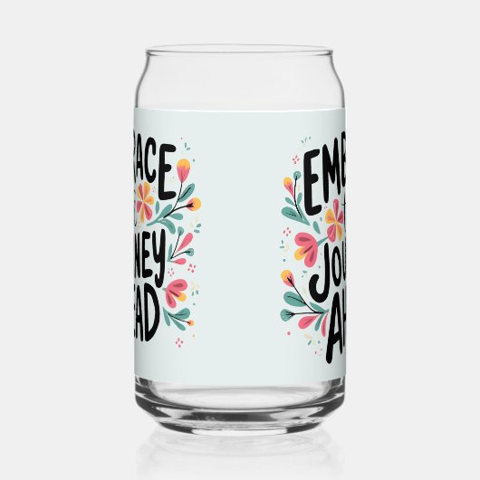 ハーブザジャーニーアワードボホフローラタイポグラフィ ガラス缶 (右)