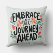 ハーブザジャーニーアワードボホフローラタイポグラフィ クッション (裏面)