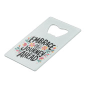 ハーブザジャーニーアワードボホフローラタイポグラフィ クレジットカード栓抜き (裏面アングル)