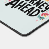 ハーブザジャーニーアワードボホフローラタイポグラフィ デスクマット (コーナー)