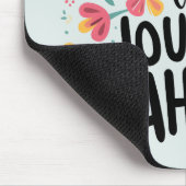 ハーブザジャーニーアワードボホフローラタイポグラフィ マウスパッド (コーナー)