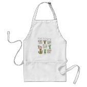 ハーブスタムジャースカスタム文字 スタンダードエプロン (正面)
