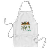 ハーブスハーバーリストホワイトよだれかけエプロンポケット スタンダードエプロン (正面)
