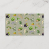 ハーブスハーバーリスト自然 名刺 (裏面)