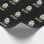 ハーブスパイスおもしろいプンダークBGを通り過ぎる時 ラッピングペーパー (角)