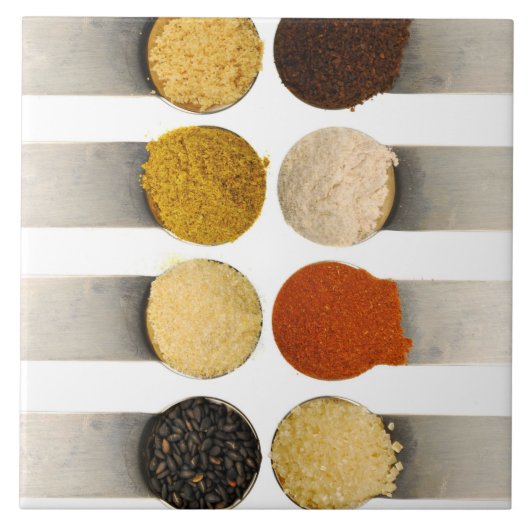 ハーブスパイス&粉末材料 タイル (正面)