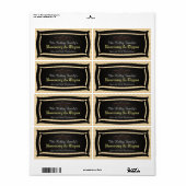 ハーブスパイスUピックカラーブラックチョークボード製品 ラベル (フルシート)