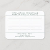 ハーブスヘルス美しい-名刺 名刺 (裏面)