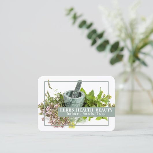 ハーブスヘルス美しい-名刺 名刺 (スタンド正面)