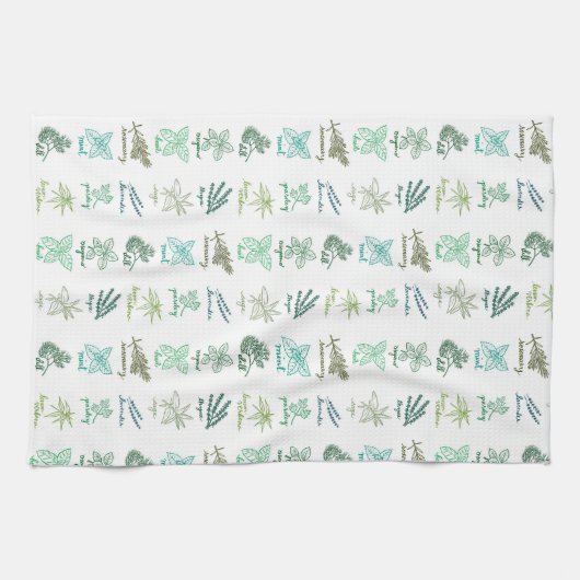 ハーブタオル キッチンタオル (横)