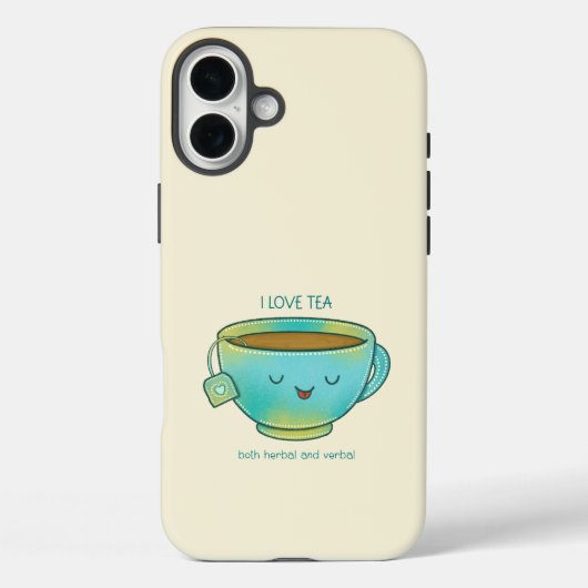 ハーブティも会話も大好きなティー愛好家へ Case-Mate iPhoneケース (裏面)