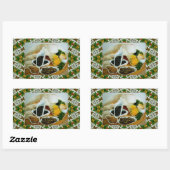 ハーブティータイム# 2 ~ Rectangle Envelope Sealer 長方形シール (シート)