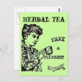 ハーブティー葉書 ポストカード (正面/裏面)